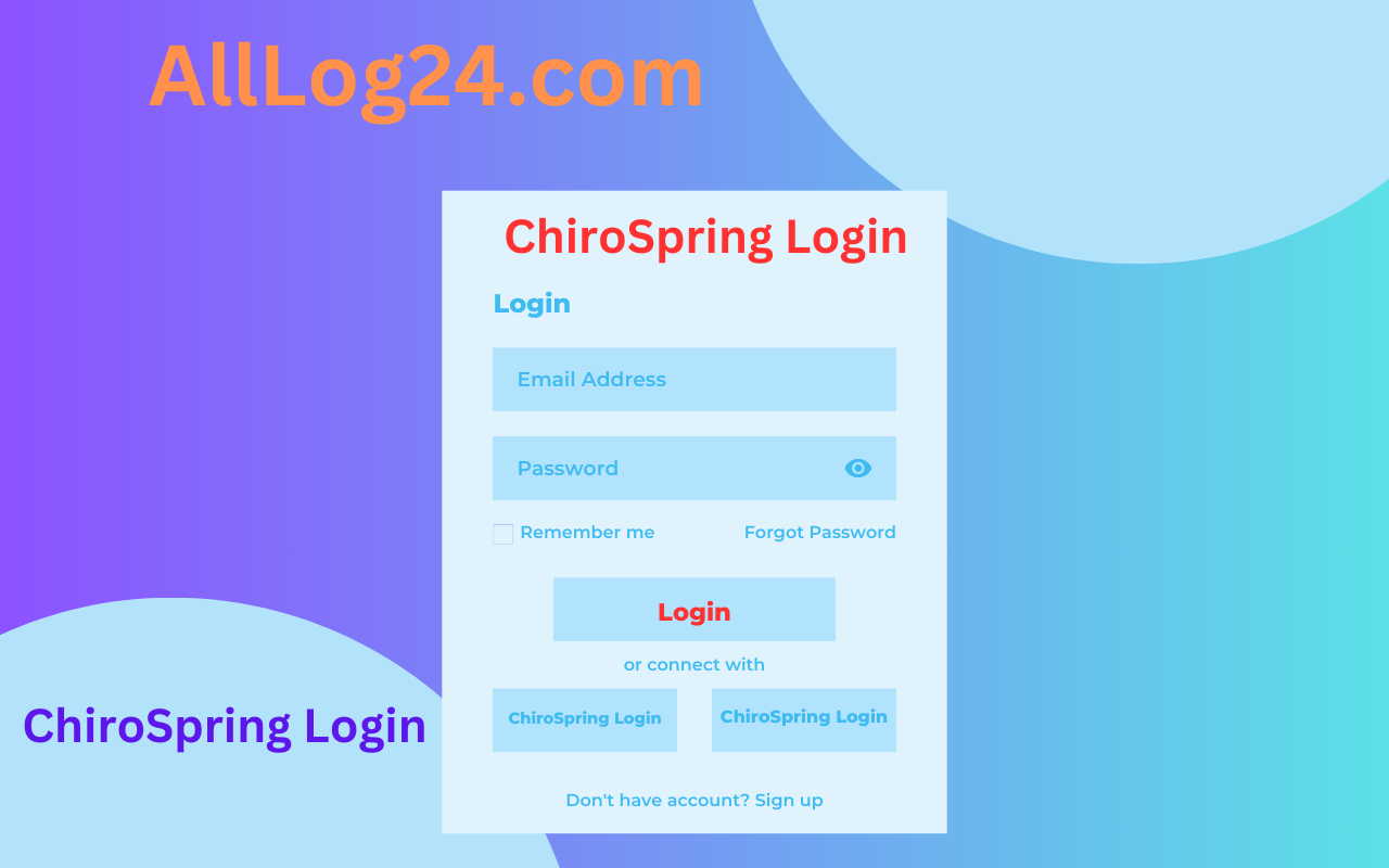 ChiroSpring Login